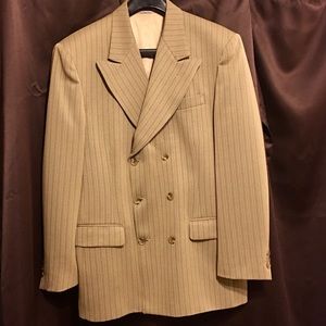 Vintage Circa 1996 Pinstriped mustard blazer
